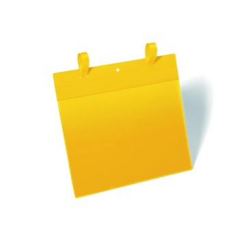 Kieszeń z paskami DURABLE A4 żółta pozioma 50szt