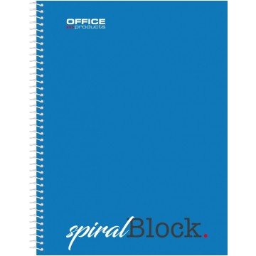 Kołonotatnik OFFICE PRODUCTS A5 kratka 80k niebies