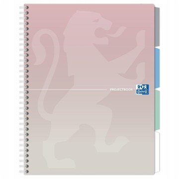 Kołozeszyt A4 80k kratka OXFORD PROJECTBOOK mix