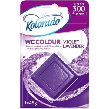 Kostka do spłuczki WC KOLORADO COLOUR LAVENDA