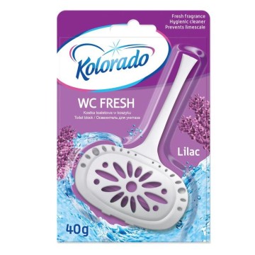 Kostka do wc KOLORADO FRESH LILAC 40g zawieszka