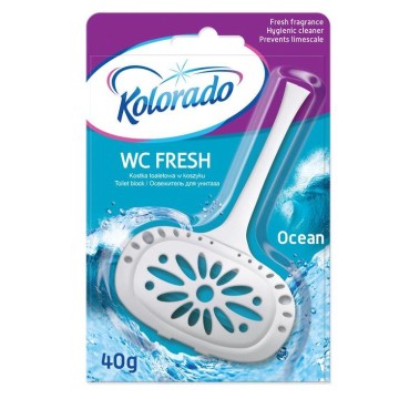 Kostka do wc KOLORADO FRESH OCEAN 40g zawieszka