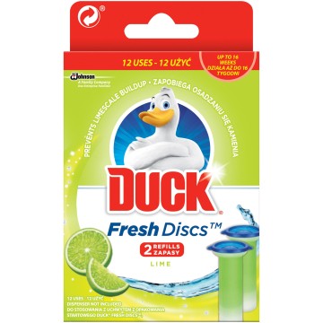 Krążek żelowy DUCK FRESH DISC LIME 2x36ml