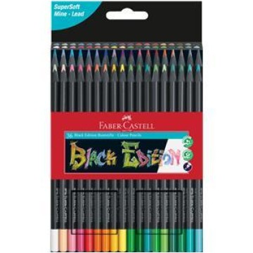 Kredki ołówkowe FABER CASTELL BLACK EDITION 36szt