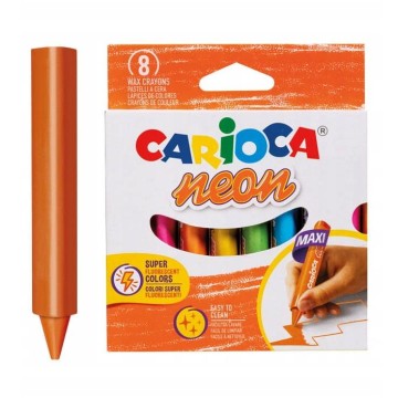 Kredki świecowe CARIOCA NEON 8 kolorów