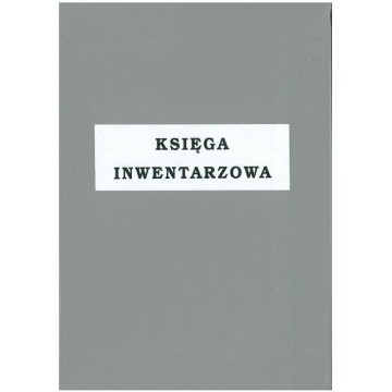 Księga inwentarzowa K205 TYPOGRAF 96 kartek