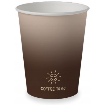 Kubek papierowy kawowy CLARINA 5889 250ml 50 sztuk