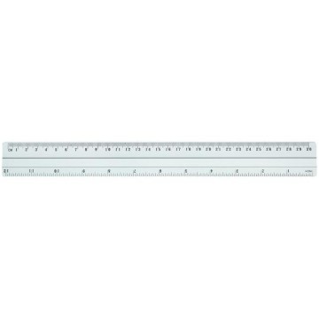 Linijka 30cm GRAND aluminiowa