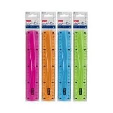 Linijka KEYROAD 15cm elastyczna mix kolor