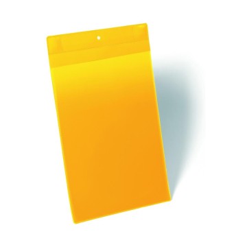 Magnetyczna kieszeń DURABLE A4 pionowa żółta a'10