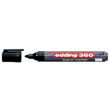 Marker EDDING 360 do tablic 1,5-3mm czarny okr.