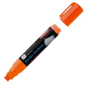 Marker kredowy 8x5 mm TO-291 TOMA pomarańczowy