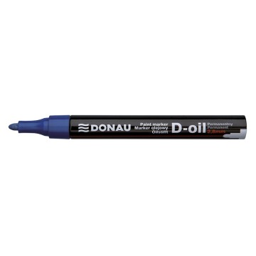Marker olejowy DONAU D-OIL okrągły 2,8mm niebiesk