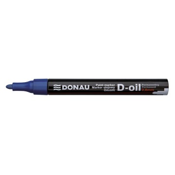 Marker olejowy DONAU D-OIL okrągły 2,8mm niebiesk