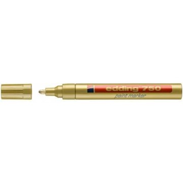 Marker olejowy EDDING 750 2-4mm złoty okrągły