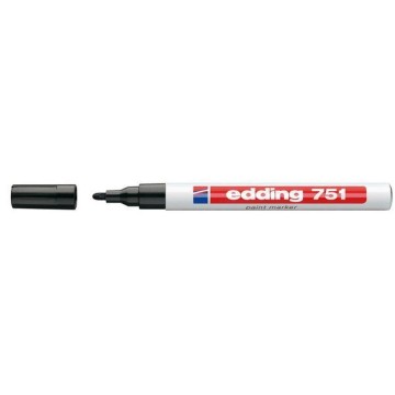 Marker olejowy EDDING 751 1-2mm czarny okrągły