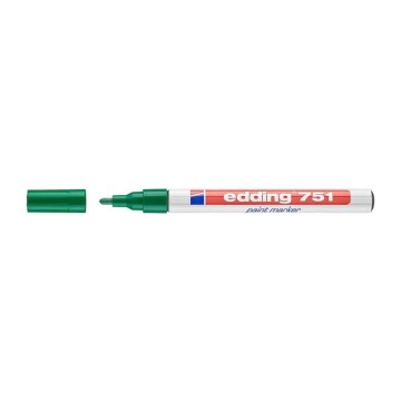 Marker olejowy EDDING 751 1-2mm zielony okrągły