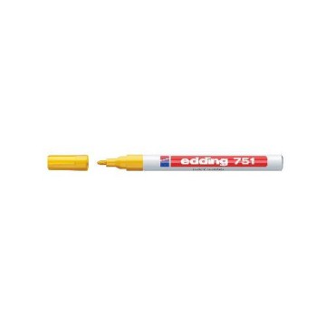 Marker olejowy EDDING 751 1-2mm żółty okrągły
