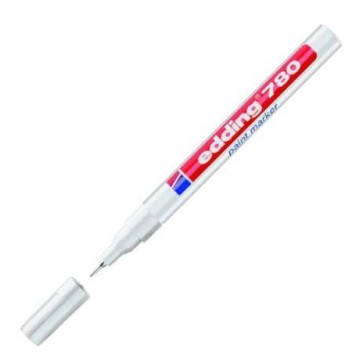 Marker olejowy EDDING 780 0,8mm biały okrągły