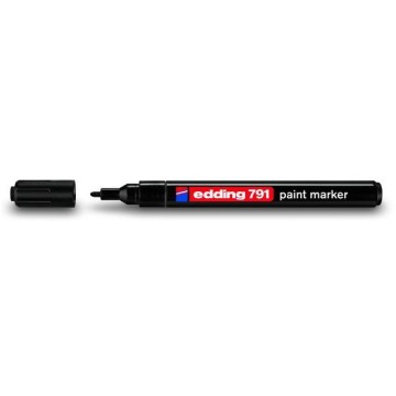 Marker olejowy EDDING 791 1-2mm czarny okrągły