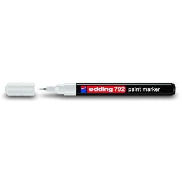 Marker olejowy EDDING 792 0,8mm biały okrągły