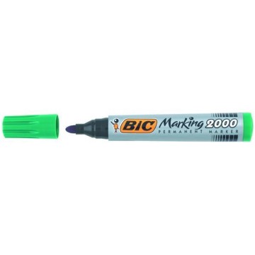 Marker permanentny BIC 2000 zielony okrągły