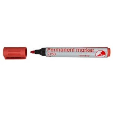 Marker permanentny D.RECT 2150 okrągły czerwony
