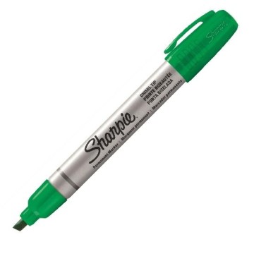 Marker suchościeralny SHARPIE ścięty zielony