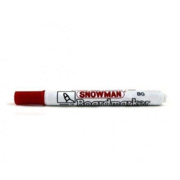 Marker suchościeralny SNOWMAN BG-02 czerwony okr.