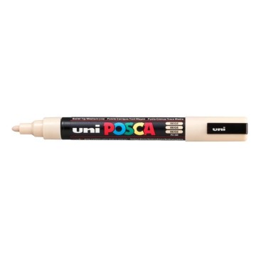 Marker z farbą UNI POSCA PC-5M beżowy