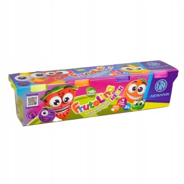 Masa plastyczna ASTRA FUN FRUTOLINA NEON 4x100g