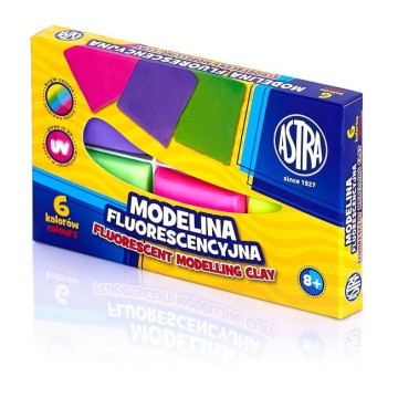 Modelina fluorescencyjna ASTRA 6 kolorów