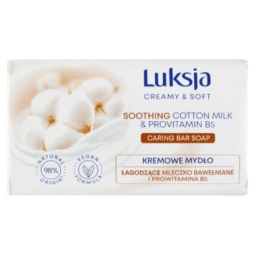 Mydło kostka LUKSJA BAWEŁNA 90g