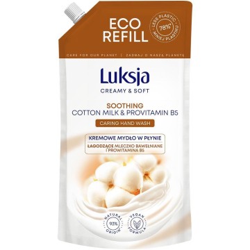 Mydło LUKSJA zapas 900ml cotton milk & provitamins