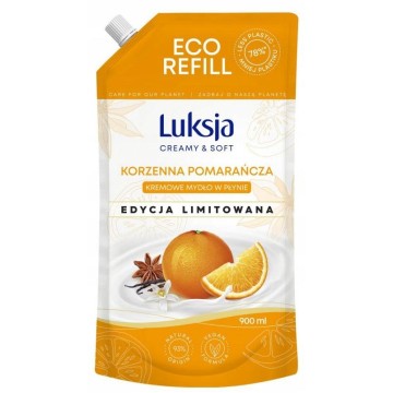 Mydło LUKSJA zapas 900ml korzenna pomarańcza