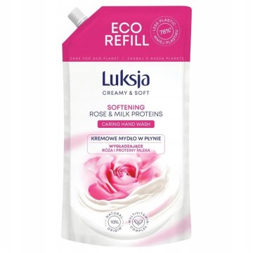 Mydło LUKSJA zapas 900ml rose