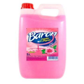 Mydło w płynie BARON róża 5l