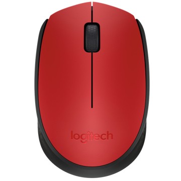 Mysz bezprzewodowa LOGITECH M171 czerwona