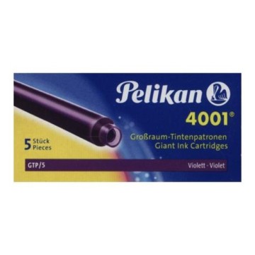 Naboje do piór PELIKAN GTP/5 fioletowe