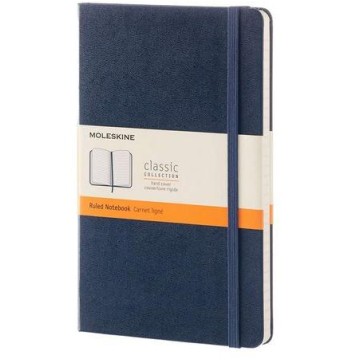 Notes MOLESKINE CLASSIC L Saphire niebieski linie