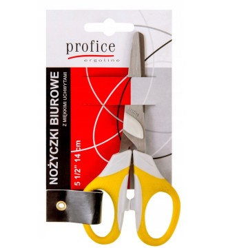 Nożyczki PROFICE ERGOLINE antypoślizgowe 14cm