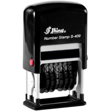 Numerator samotuszujący SHINY S-409 - 6 cyfr / 4mm