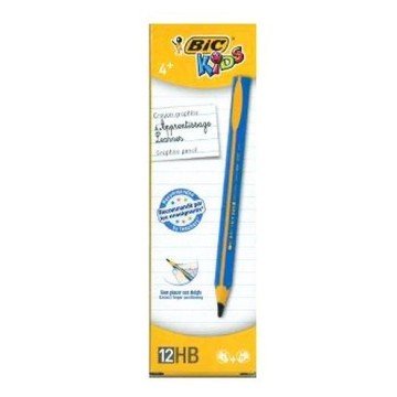 Ołówek trójkątny BIC KIDS HB 4+ niebieski