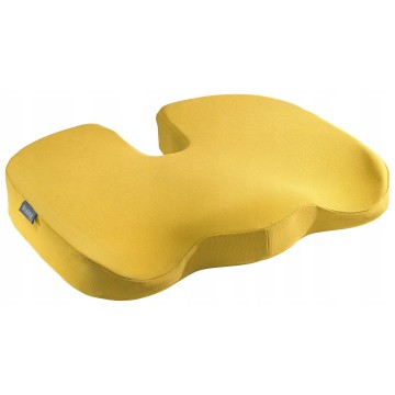Ortopedyczna poduszka na krzesło LEITZ COSY żółta