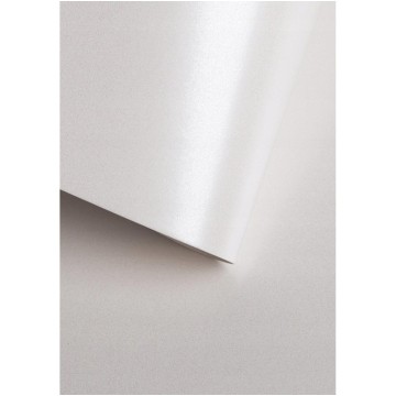 Papier ozdobny A4 PERŁA BIAŁY 250g 20 arkuszy