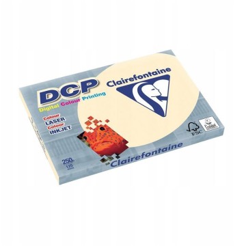 Papier satynowany A4 250g kremowy DCP IVORY