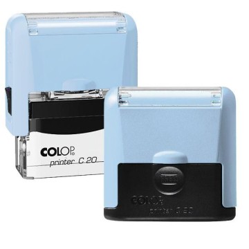 Pieczątka COLOP COMPACT C20 PRO niebieska pastel