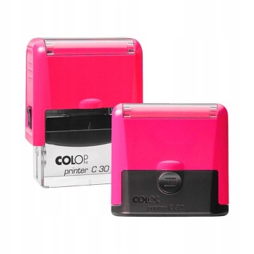 Pieczątka COLOP COMPACT C30 PRO różowa neonowa
