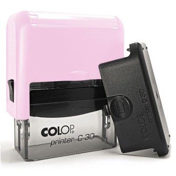 Pieczątka COLOP COMPACT C30 PRO różowa pastelowa