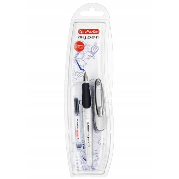 Pióro wieczne HERLITZ MY PEN biały czarny P